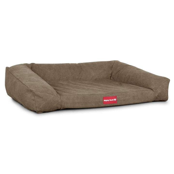 The Sofa Orthopedic Memory Foam Sofa Dog Bed - Canvas Earth 01