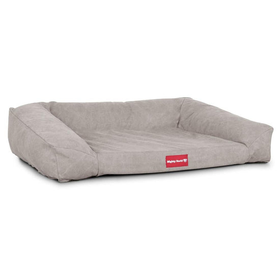 The Sofa Orthopedic Memory Foam Sofa Dog Bed - Canvas Pewter 01