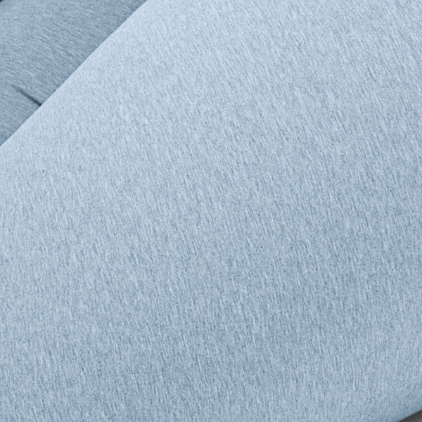 Grande XL Bean Bag - Stretchy Cotton Baby Blue Fabric Close-up Image