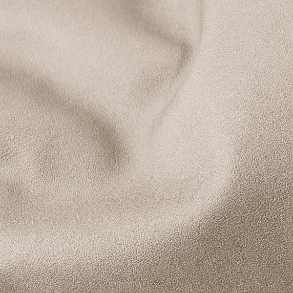 Natalia Sacco Bean Bag Chair - Vegan Leather Ivory Fabric Close-up Image