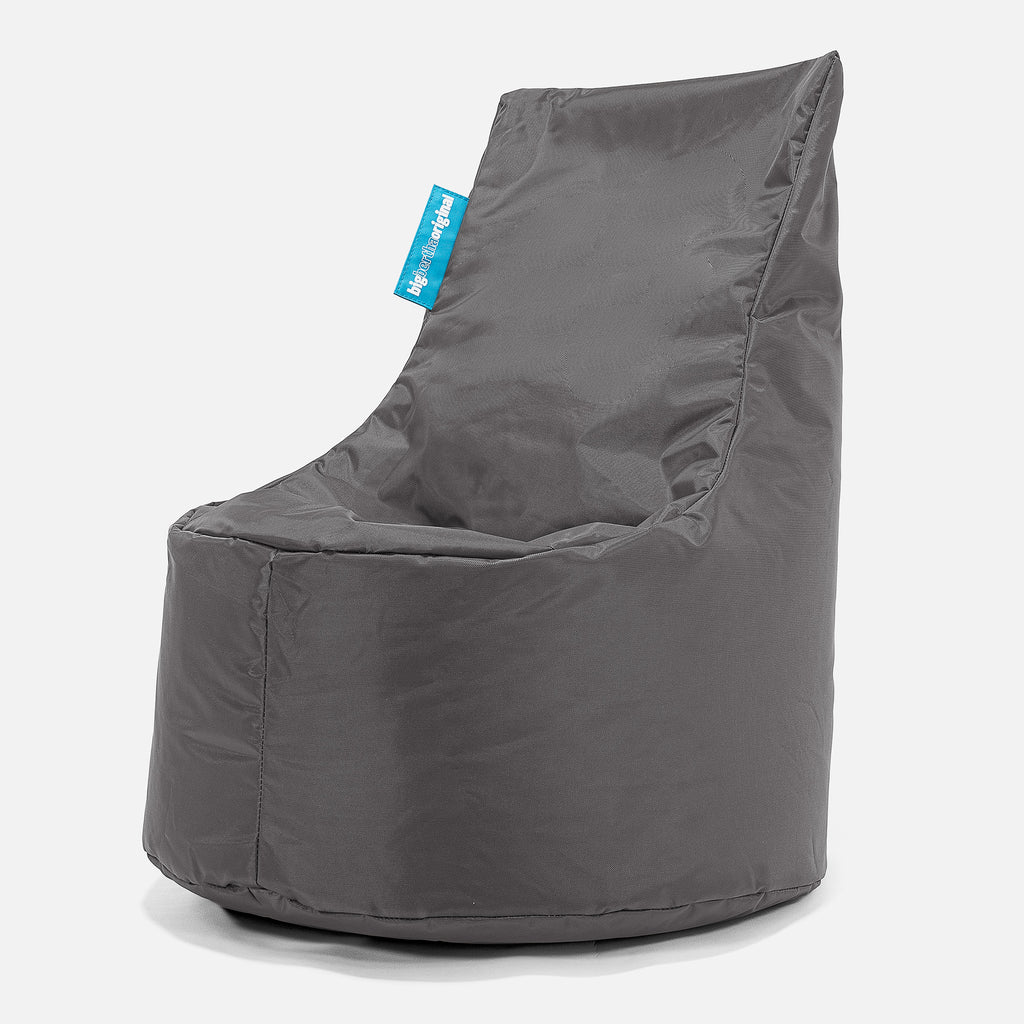 Children's Wipe Clean Bean Bag Seat - SmartCanvas™ Graphite Grey 01