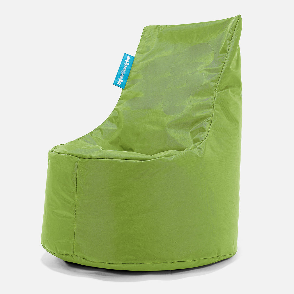 Children's Wipe Clean Bean Bag Seat - SmartCanvas™ Lime Green 01