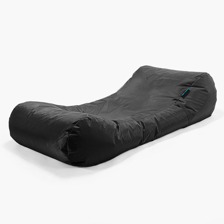 Sun Lounger Garden Beanbag - SmartCanvas™ Black 01