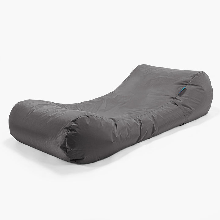 Sun Lounger Garden Beanbag - SmartCanvas™ Graphite Grey 01
