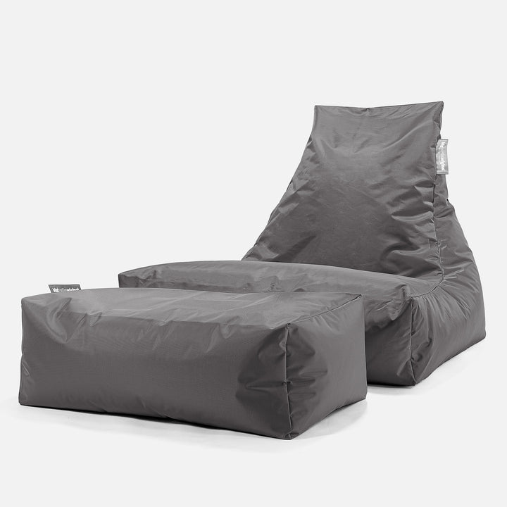 Lounger Beanbag - SmartCanvas™ Graphite Grey 02