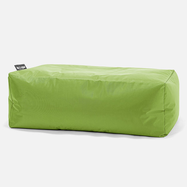 Outdoor Large Footstool - SmartCanvas™ Lime Green 01