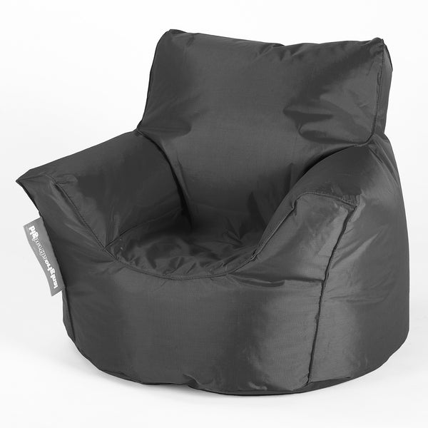 Wipe Clean Toddlers' Armchair 1-3 yr Bean Bag - SmartCanvas™ Black 01