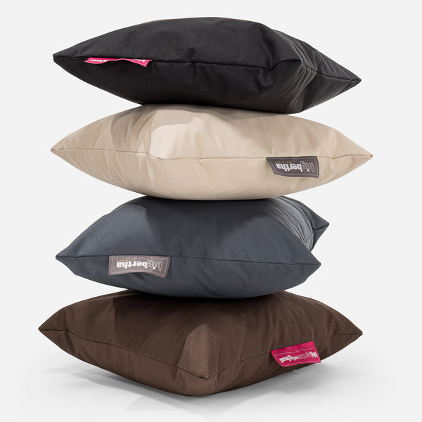 Outdoor Scatter Cushion Cover 47 x 47cm - Red Fabric Close-up Image