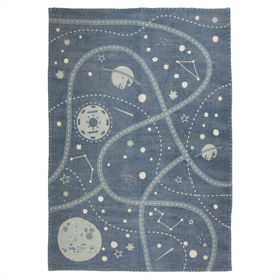 Children's Stars Printed Rug 01