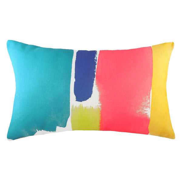 Rectangular Scatter Cushion Cover 35 x 50cm - Colourblock Print 01