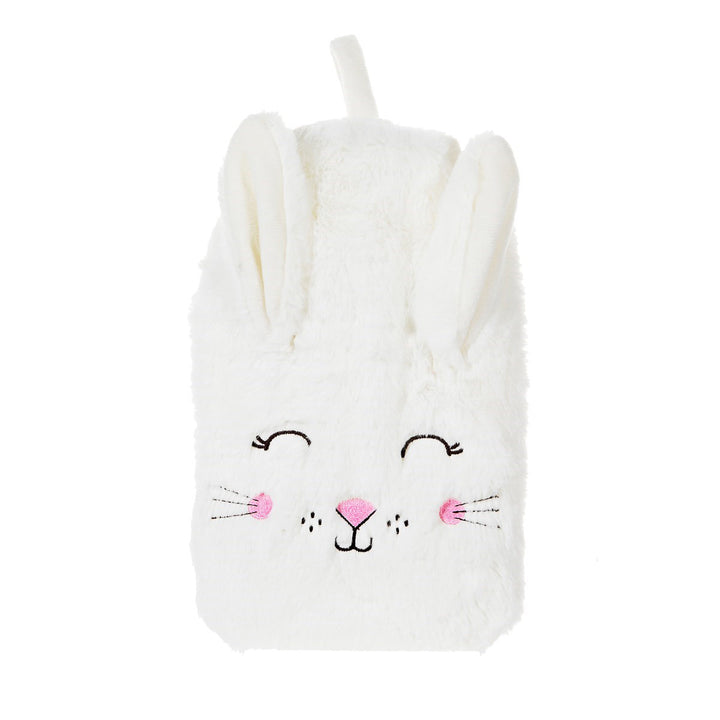 White Bunny Hot Water Bottle 01