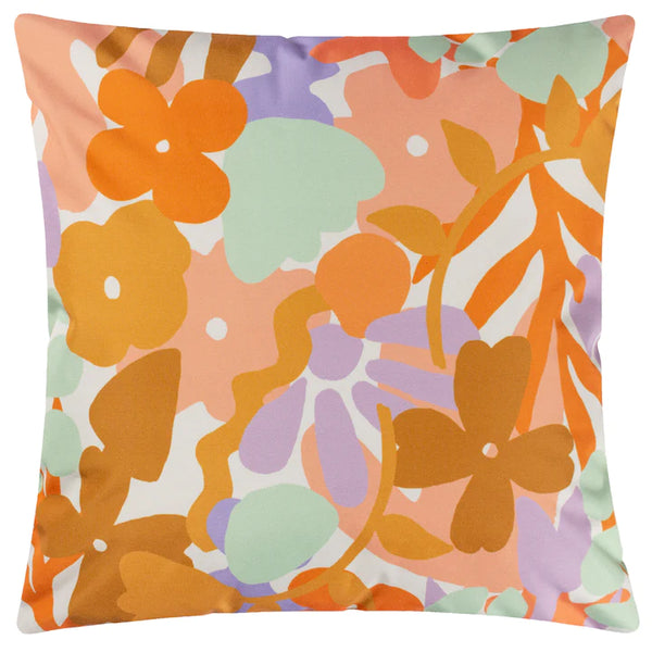 Outdoor Scatter Cushion Cover 43 x 43cm - Floral Print 01