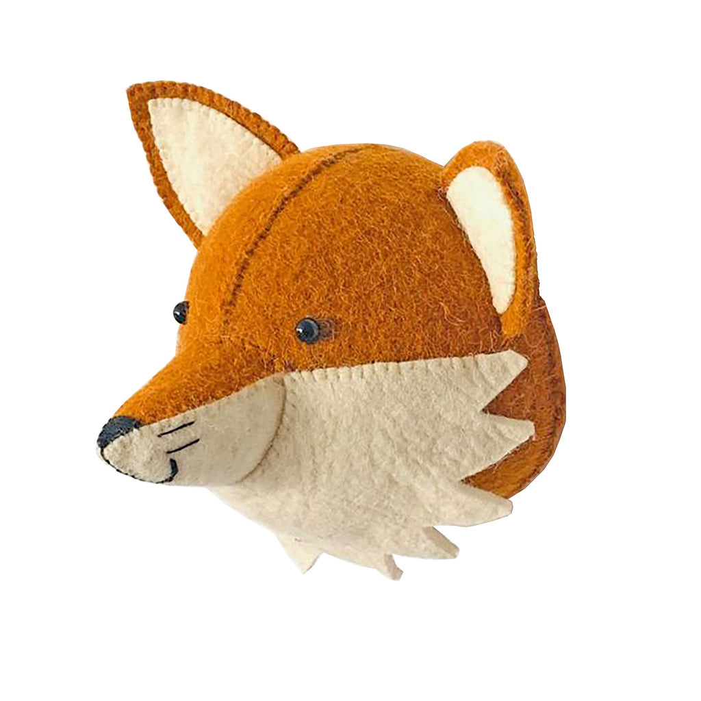 Mini Fox Cub Head Wall Mount 03