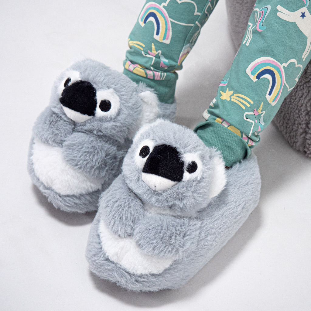 Children's Fluffy Koala Novelty Slippers 02