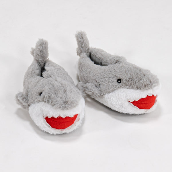 Children's Fluffy Shark Novelty Slippers 01