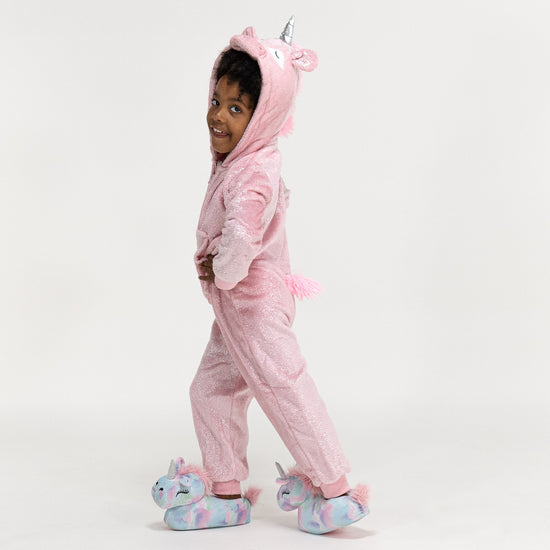 Children's Unicorn Animal Fleece Onesie 02