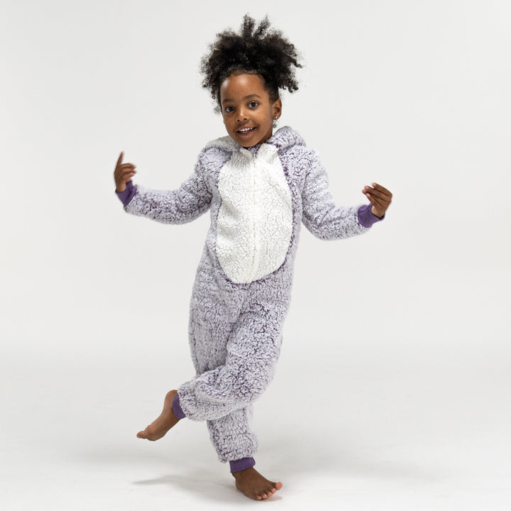 Children's Hedgehog Animal Fleece Onesie 01