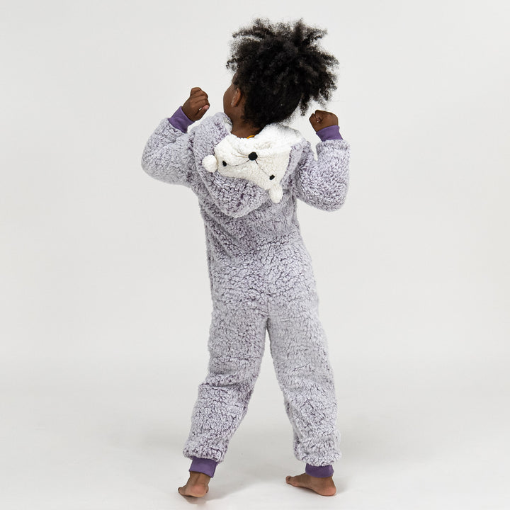 Children's Hedgehog Animal Fleece Onesie 04