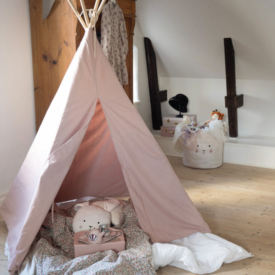 Children’s Pink Indoor Teepee Tent 02