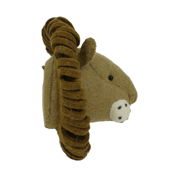 Mini Lion Head Wall Mount 04