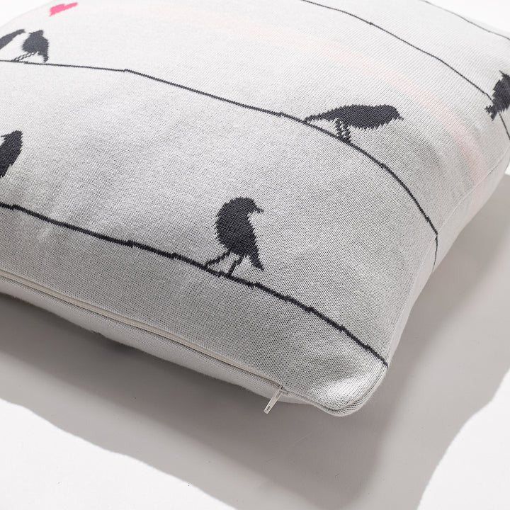 Scatter Cushion 45 x 45cm - 100% Cotton Bird 02