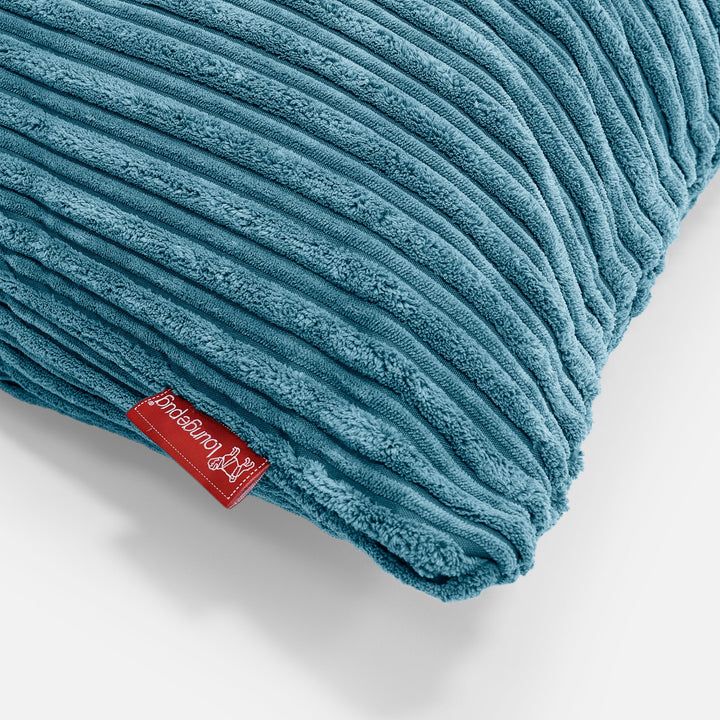 Bolster Scatter Cushion 20 x 55cm - Cord Aegean Blue 03