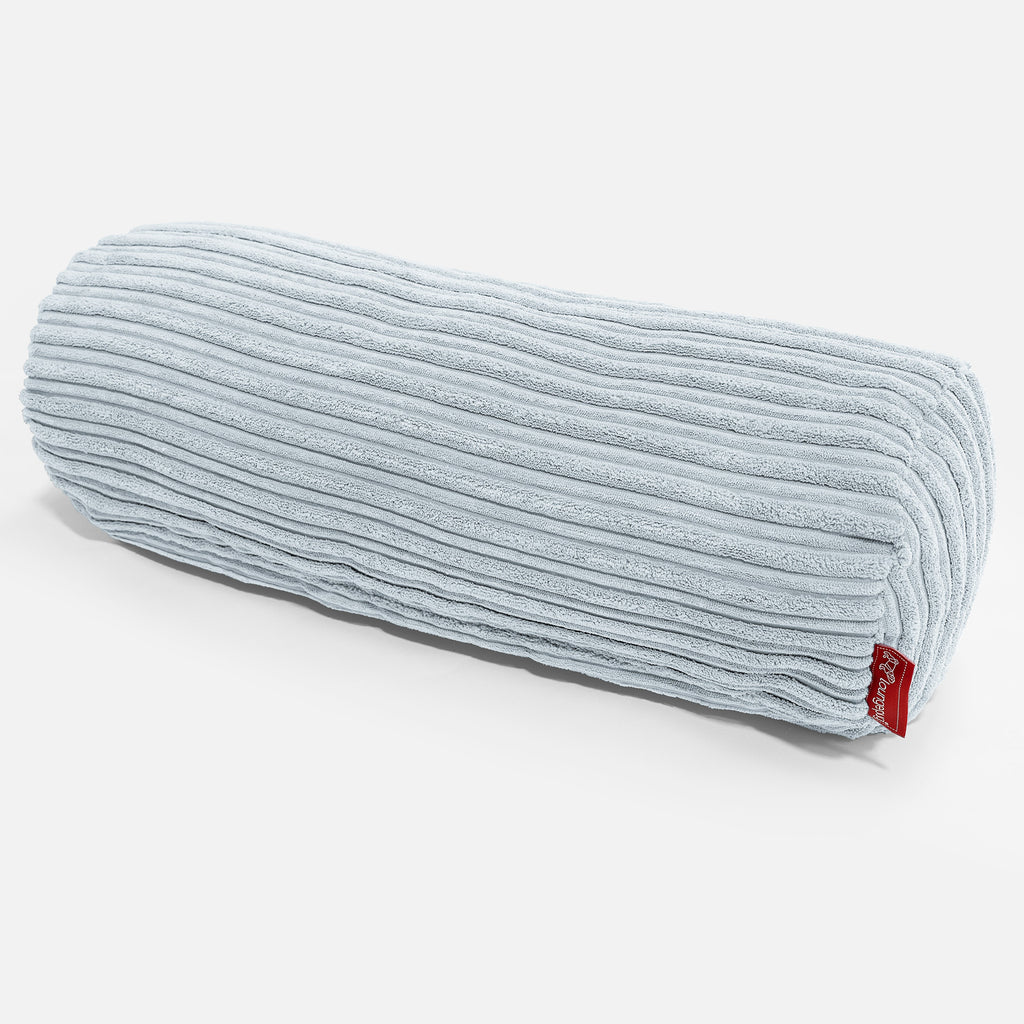 Blue bolster pillow sales