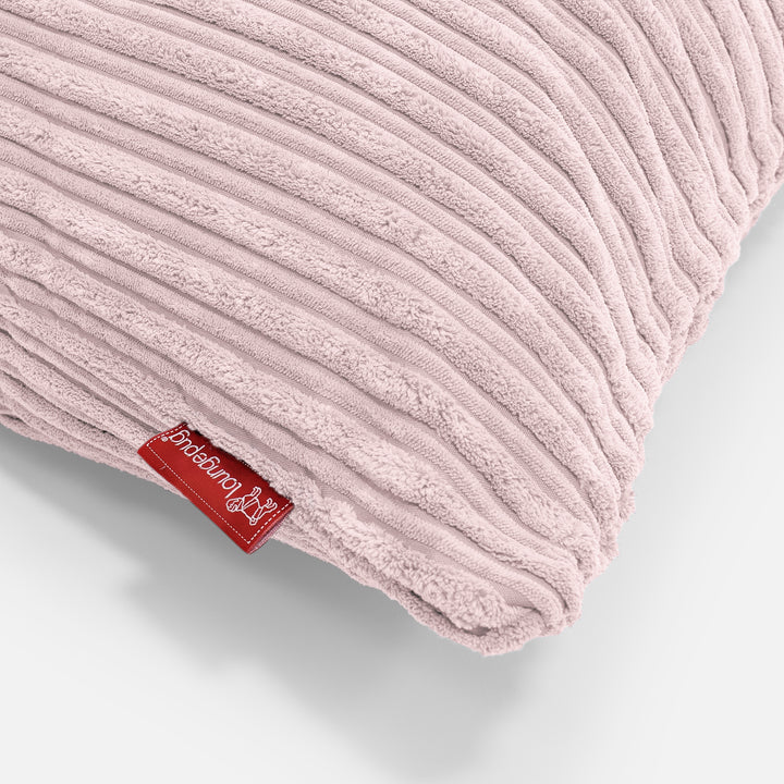Bolster Scatter Cushion 20 x 55cm - Cord Blush Pink 03