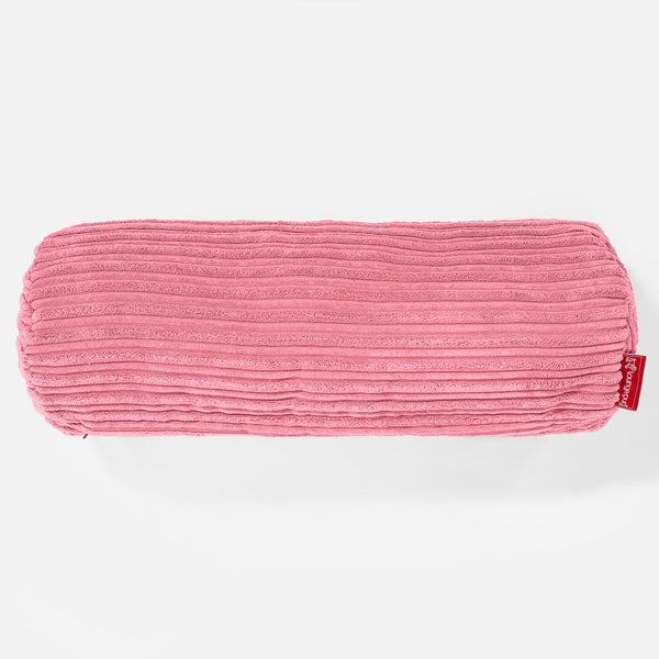 Bolster Scatter Cushion 20 x 55cm - Cord Coral Pink 01