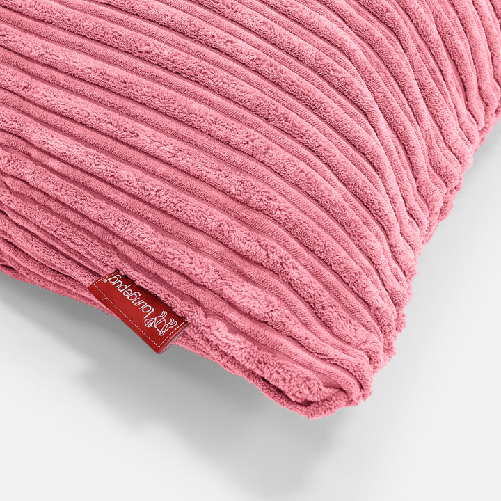 Bolster Scatter Cushion 20 x 55cm - Cord Coral Pink 03