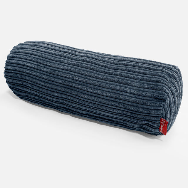 Bolster Scatter Cushion 20 x 55cm - Cord Navy Blue 01