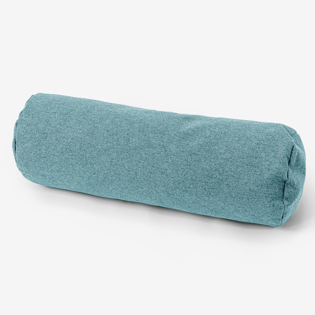Bolster Throw Pillow Cover 20 x 55cm Interalli Wool Aqua