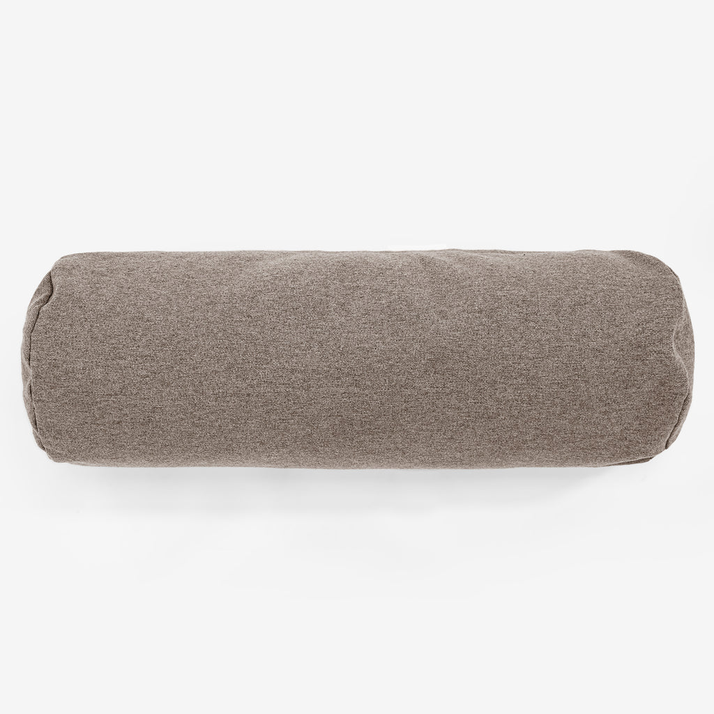 Bolster Scatter Cushion 20 x 55cm - Interalli Wool Biscuit 02