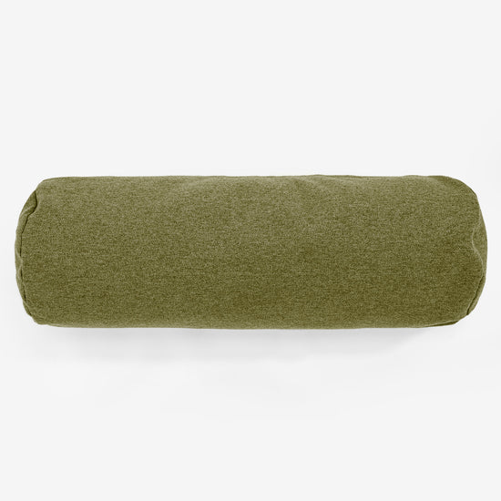 Bolster Scatter Cushion 20 x 55cm - Interalli Wool Lime 02