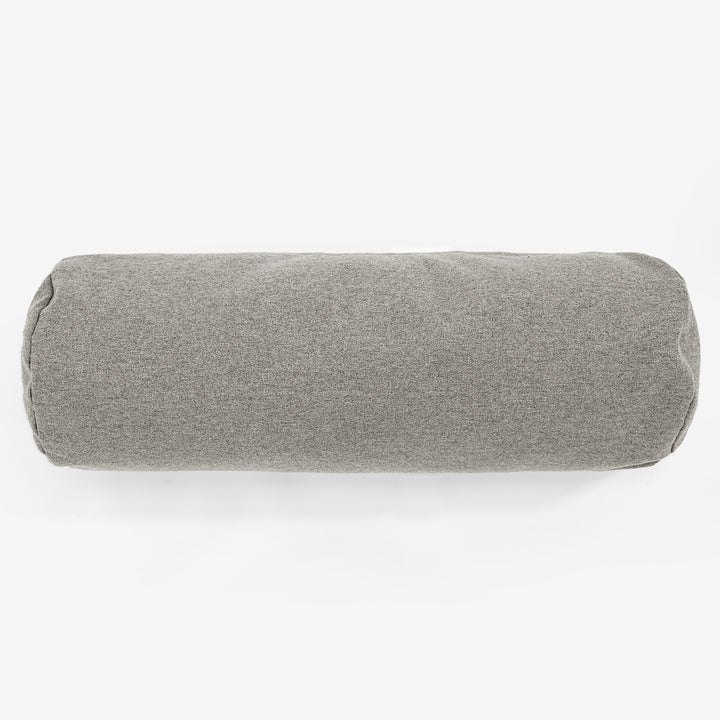 Bolster Scatter Cushion 20 x 55cm - Interalli Wool Silver 02
