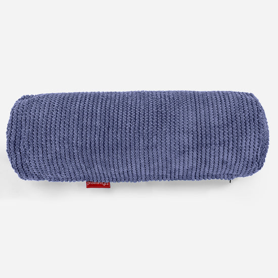 Bolster Scatter Cushion 20 x 55cm - Pom Pom Purple 02