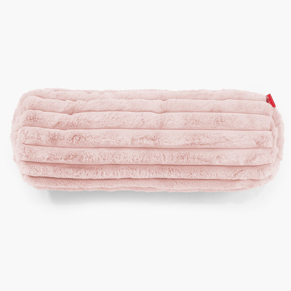 Bolster Scatter Cushion Cover 20 x 55cm - Ultra Plush Cord Dusty Pink 01