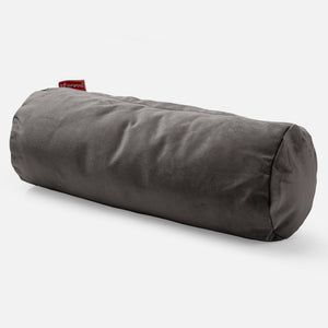 Bolster Throw Pillow Cover 20 x 55cm - Velvet Graphite Grey