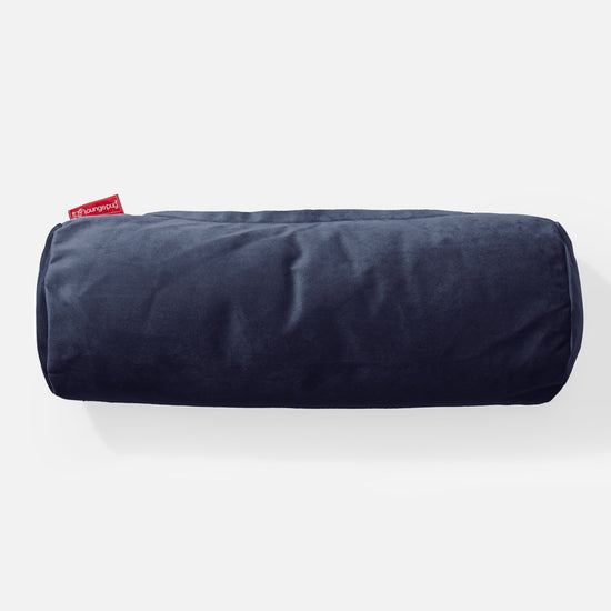 Bolster Scatter Cushion 20 x 55cm - Velvet Midnight Blue 02