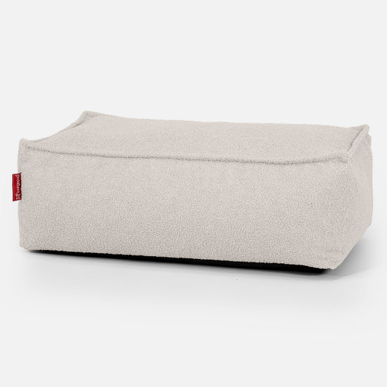 Large Footstool - Boucle Ivory 01