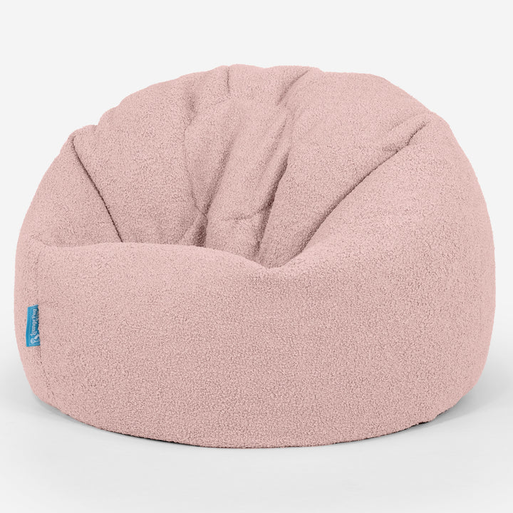 Classic Kids Bean Bag Chair 1-5 yr - Boucle Pink 01