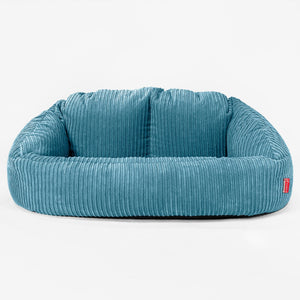 Bubble Sofa Bean Bag - Cord Aegean Blue