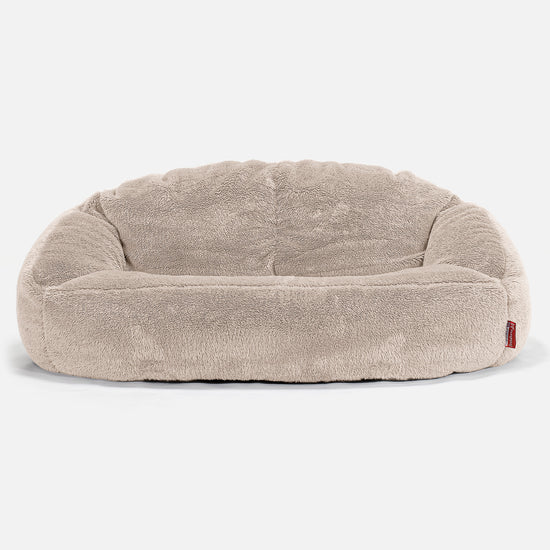 Bubble Sofa Bean Bag - Teddy Faux Fur Mink 01