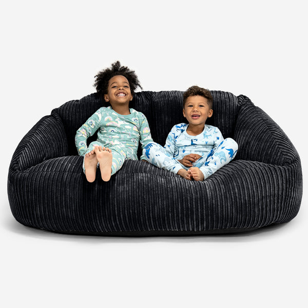 Kids' Giant Bubble Sofa 2-14 yr - Cord Black 01