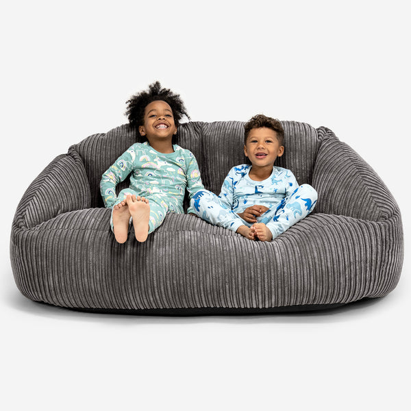 Kids' Giant Bubble Sofa 3-14 yr - Cord Graphite 01