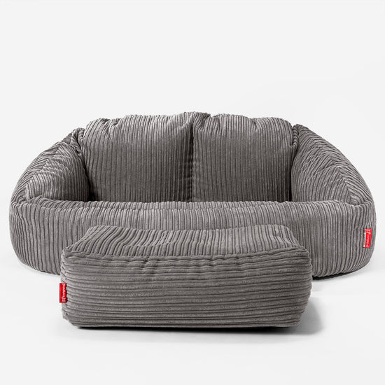 Kids' Giant Bubble Sofa 3-14 yr - Cord Graphite 02