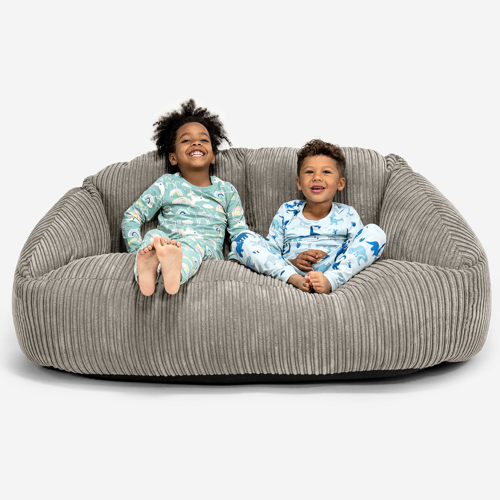 Kids' Giant Bubble Sofa 3-14 yr - Cord Mink 01