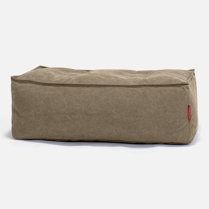 Large Footstool - Canvas Earth 01