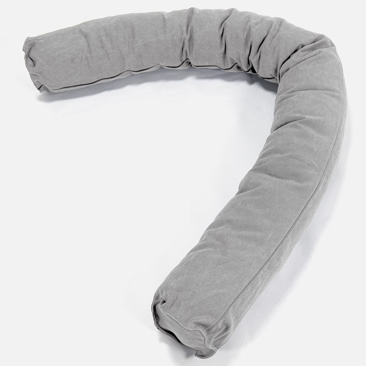 XXL Cuddle Cushion - Canvas Pewter 01