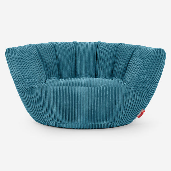 Charles Vintish Bean Bag - Cord Aegean Blue 02